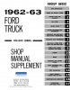 1961,1962, 1963 Ford Truck Repair Manual